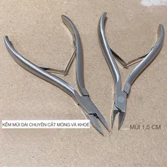 Kìm khoé mũi nhọn dài cắt móng lấy khoé siêu bén bền chất liệu thép không gỉ cực HOT
