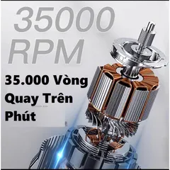 Máy Mài móng tích điện Nail Dirll M50 siêu êm khoẻ Pin trâu 12 tiếng đủ bộ tặng đầu mài chính hãng Bảo Hành