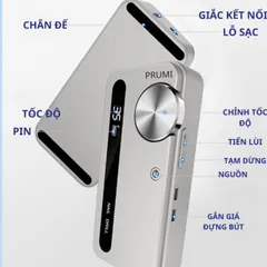 Máy Mài móng tích điện Nail Dirll M50 siêu êm khoẻ Pin trâu 12 tiếng đủ bộ tặng đầu mài chính hãng Bảo Hành