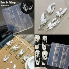 Khuôn silicon tạo hình charm Thiên Nga Nail cực HOT