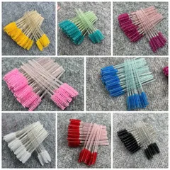 Chổi chải mi đa năng cao cấp chuyên dụng ngành mi set 50 chiếc