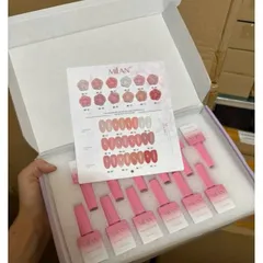 Set sơn thạch 12 màu Milan mẫu mới đủ tông HÓT hàng chuẩn đặc đẹp ( Tặng kèm bảng màu xịn )
