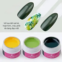 [Chính Hãng] Set gel vẽ Fengshangmei 12 màu siêu đặc đủ màu cơ bản nhất vẽ móng chuẩn xịn TU NAIL