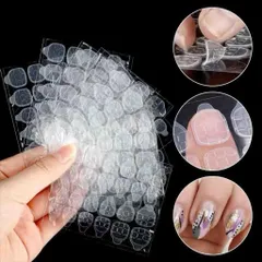 ( Giá sỉ ) Set 50 tấm dán Nailbox 24 miếng - Keo 2 mặt silicon dán Nailbox siêu chắc hàng chuẩn Loại 1
