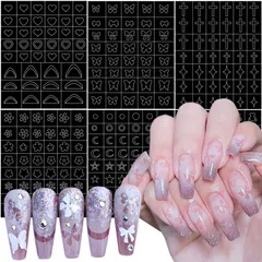 Sticker hình dán tạo fen dặm ombre nail nhiều mẫu siêu Hot