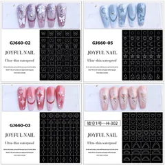 Sticker hình dán tạo fen dặm ombre nail nhiều mẫu siêu Hot