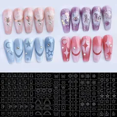 Sticker hình dán tạo fen dặm ombre nail nhiều mẫu siêu Hot