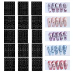 Sticker hình dán tạo fen dặm ombre nail nhiều mẫu siêu Hot