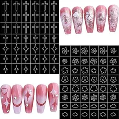 Sticker hình dán tạo fen dặm ombre nail nhiều mẫu siêu Hot