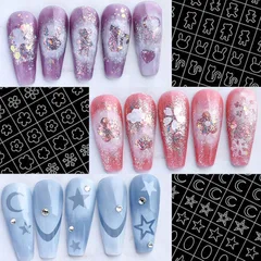 Sticker hình dán tạo fen dặm ombre nail nhiều mẫu siêu Hot