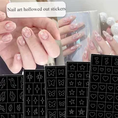 Sticker hình dán tạo fen dặm ombre nail nhiều mẫu siêu Hot