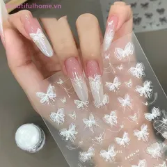 Sticker Hình dán lụa 5D trang trí tạo kiểu móng mẫu mới siêu Hot ngành Nail