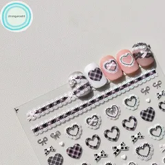 Sticker hình dán lụa 5D trang trí móng siêu phẩm mới nhất cực HOT