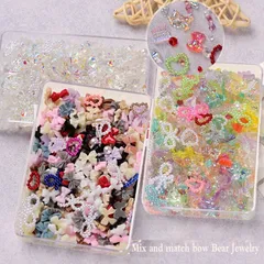 Set 50 cham nơ nail đính móng gắn nailbox siêu đẹp mix đủ mẫu siêu HOT