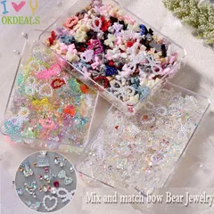 Set 50 cham nơ nail đính móng gắn nailbox siêu đẹp mix đủ mẫu siêu HOT