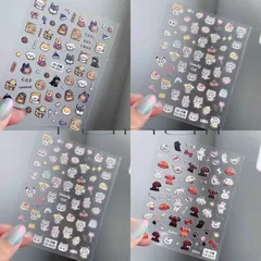 Sticker hình dán hoạt hình mẫu mới dán trang trí design nail siêu xinh