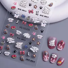 Sticker hình dán hoạt hình mẫu mới dán trang trí design nail siêu xinh