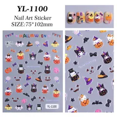 Sticker hình dán hoạt hình mẫu mới dán trang trí design nail siêu xinh