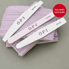 ( Giá sỉ ) Bịch 25 dũa dày OPI 2 mặt 100/180 đủ phom chuyên dụng làm móng chuẩn Loại 1 siêu cứng bền Ngành Nail