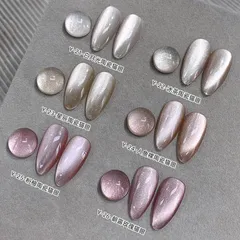 Set 6 màu sơn gel mắt mèo Ánh Trăng siêu sáng tặng bảng màu xịn hàng chuẩn