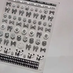 Sticker lụa 5D hình dán nổi tráng trí móng mẫu mới siêu đẹp ( HO.T )