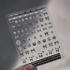 Sticker lụa 5D hình dán nổi tráng trí móng mẫu mới siêu đẹp ( HO.T )
