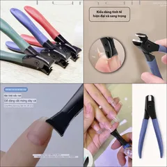 Kìm bấm móng thật - kìm cắt móng giả 2 in1 lưỡi thép không giả siêu nhẹ sắc bén dễ thao tác - TUNAIL