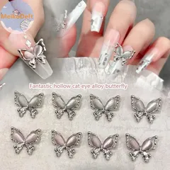 Set 30 charm kim loại cao cấp đính trang trí Nail siêu sáng đẹp cực HO.T