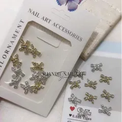 Set 30 charm kim loại cao cấp đính trang trí Nail siêu sáng đẹp cực HO.T