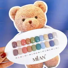 (HOT) Set sơn gel Milan 10 màu tông Pastel cực đẹp tặng kèm bảng màu HOT