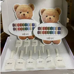 (HOT) Set sơn gel Milan 10 màu tông Pastel cực đẹp tặng kèm bảng màu HOT