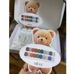 (HOT) Set sơn gel Milan 10 màu tông Pastel cực đẹp tặng kèm bảng màu HOT