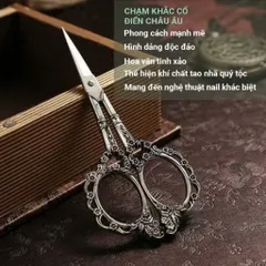 Kéo Hoàng Cung cắt phom móng giả siêu bén inox không gỉ hàng chuẩn