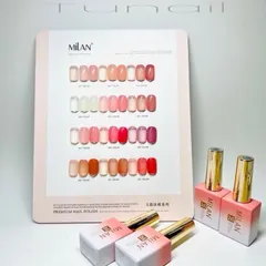 Set sơn thạch Milan 12 màu siêu đẹp HOT chuẩn hãng ( Tặng kèm bảng màu xịn)