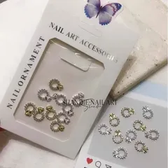 charm kim loại đủ mẫu gắn trang trí móng mới nhất siêu đẹp set 30c