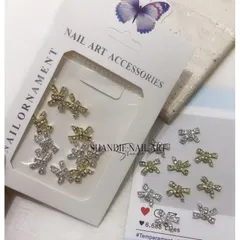 Set 30 charm kim loại cao cấp đính tạo kiểu móng siêu HO.T