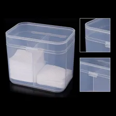 Hộp nhựa đựng móng giả cham đá đựng cọ đưng giấy lau gel các loại siêu tiện ích ngành nail
