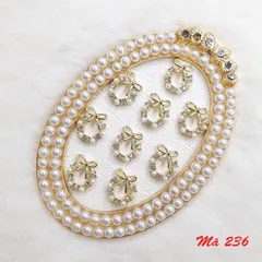 Set 30 cham phụ kiện đính móng kim loại mẫu mới siêu đẹp