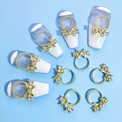 Set 30v cham kim loại đính móng siêu sáng đẹp mẫu HOT