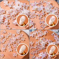 Set 50 cham nơ nhún , nơ thuỷ tinh nail đủ mẫu trang trí gắn móng siêu xinh hot trend