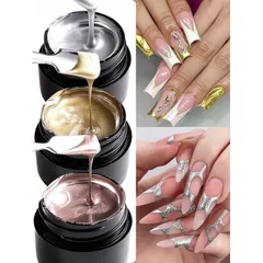 Gel metal gel tráng gương chuẩn xịn sơn vẽ móng siêu bóng đẹp