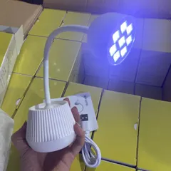 Đèn hơ nail tích điện xoay 360 độ cảm ứng tự động bóng uv led to hơ siêu nhanh tiện ích ngành nail