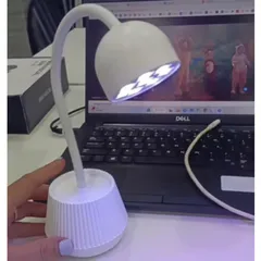 Đèn hơ nail tích điện xoay 360 độ cảm ứng tự động bóng uv led to hơ siêu nhanh tiện ích ngành nail