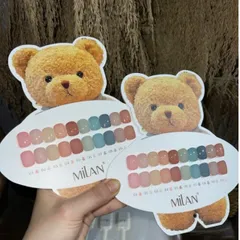 Set sơn thạch đục 10 màu cao cấp Milan đủ tông HO.T chai 15ml tặng kèm bảng màu siêu Mica siêu xinh