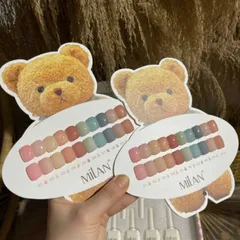Set sơn thạch đục 10 màu cao cấp Milan đủ tông HO.T chai 15ml tặng kèm bảng màu siêu Mica siêu xinh