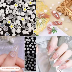 Set 50 cham hoa hồng mix nhiều mẫu đính móng cực xinh