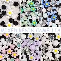 Set 50 cham hoa hồng mix nhiều mẫu đính móng cực xinh