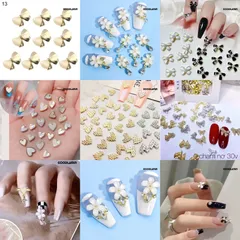 Set cham nail cao cấp đính móng nhiều kiểu mẫu mới siêu đẹp