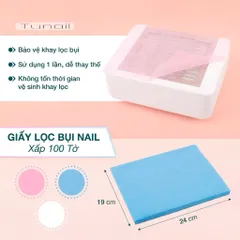 Set 100 giấy lọc máy hút bụi nail dành cho tất cả dòng máy hút bụi móng tay chuyên dụng [ loại giấy xịn ] TÚ ANH NAIL