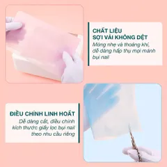 Set 100 giấy lọc máy hút bụi nail dành cho tất cả dòng máy hút bụi móng tay chuyên dụng [ loại giấy xịn ] TÚ ANH NAIL